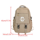 Daiiibabyyy  New Backpack for Middle School and High School Students, Simple and Versatile Backpack with Large Capacity
