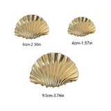 Daiiibabyyy  1pc hot sale shell hair clip made of environmental alloy; it is a unique head accessory with a shark clip