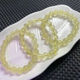 DAIIIBABYYY  -  9.5MM Lemon Citrine Quartz Bracelet For Women Men Love Gift Crystal Beads Strands Jewelry Holiday Gift 1PCS