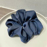 DAIIIBABYYY  -  Red Hair Scrunchies for Girls Hair Ties Big Size Ropes for Pony Accessories Satin Silk Fashion Style