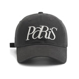 Daiiibabyyy  Red Baseball Cap Etter Embroidery New Women's Spring Baseball Cap Enlarged Deepened Cap Sweet Cool Style Korean Version Cute Hat