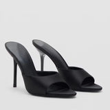 Daiiibabyyy  Sexy Thin High Heel Summer Women Slippers Concise Daily Wear Slip on Shoes Elegant Evening Party Dress Sandalias Mujer