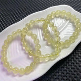 DAIIIBABYYY  -  9.5MM Lemon Citrine Quartz Bracelet For Women Men Love Gift Crystal Beads Strands Jewelry Holiday Gift 1PCS