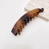 Daiiibabyyy  Simple Solid Color Banana Clip Convenient And Fashionable Hairpin Suitable For Women And Girls Hairpin Hair Accessories