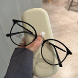 Daiiibabyyy  Round Shape Women Eyeglass Frames High Quality TR90 Material Man Glasses Blue Light Blocking Women's Glasses Frame