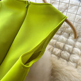 DAIIIBABYYY  -  Sexy o neck Three-dimensional flower sleeveless Dress Chic Elegant Vestidos Vintage party Women Fashion pencil dresses