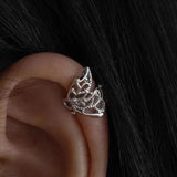 Daiiibabyyy  Hollow Butterfly Clip Earrings for Women Exquisite Vintage U-Shaped Ear Cuff Sweet Casual Versatile Jewelry Gift Pour Femme