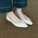Daiiibabyyy  Fashion Women's Shoes Exquisite Soft Leather Casual Shoes for Woman Elegant French Style Flat Shoe Designer Shoes Zapatos Mujer