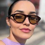 Daiiibabyyy  Retro Versatile Hot Girl Sunglasses Outdoor Fashion Driving Cross-Border Sunglasses