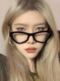 DAIIIBABYYY  -  Gothic Cat Eye Sunglasses Women Men 2024 Vintage Luxury Brand Designer Cat-Eye Eyewear Ladies Shades UV400 Trending Sun Glasses
