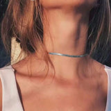 Daiiibabyyy  New Korean Butterfly Choker Necklace For Women Ladies Exquisite Love Heart Clavicle Chain Necklace Jewelry Gift