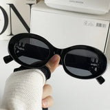 Daiiibabyyy  New Fashion Oval Sunglasses Women Men Trendy Cool Sun Glasses Ladies Street Shot Retro Premium Eyewears Gafas De Sol UV400
