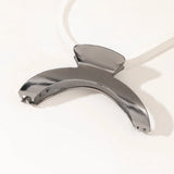 Daiiibabyyy  Women's Shark Clip Large Metal Arched Fashionable And Simple Ponytail Clip Back Head Coiled Hair Unique Hair Accessory Wholesale