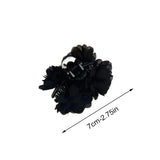 Daiiibabyyy  1pc new rose flower temperament petal clip fashionable shark clip clip Western hair clip