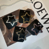 Daiiibabyyy  1/4PCS  Rhinestone Star Hair Clips for Women: Stylish Hair Accessories to Elevate Your Updo, Ideal for Parties & Daily Looks