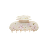 Daiiibabyyy  Cute Tiara Pink Cherry Hair Clip No-slip Acetate Fruits Hair Barrette Trendy Claw Clips for Women Girls Fashion Hair Accessories