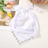 Daiiibabyyy  Fashion Solid Color Hair Scarf Turban Headabnds Women Bohemia Holiday Travel Headwear Hairwarps Hair Accessories Festival Gift