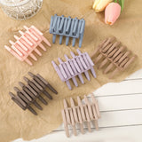 Daiiibabyyy  1 Pair Resin Comb Clip Hair For Ladies Female French Half-Tied Hairpin Red Black Holiday Hair Barrettes Women Lot Hair Clip