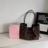Daiiibabyyy  Trendy All Match Solid Y2k Aesthetic Women's Handbags Fashion Simple Solid Shoulder Bags 2026 Korean Office Lady Underarm Bag