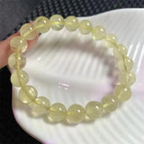 DAIIIBABYYY  -  9.5MM Lemon Citrine Quartz Bracelet For Women Men Love Gift Crystal Beads Strands Jewelry Holiday Gift 1PCS