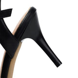 DAIIIBABYYY  -  Women's Breathable and Sexy slim High heels elegant Sandals Roman style Buckle decoration Shoes Big size 43