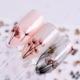 Daiiibabyyy 1pcs 3D Nails Art Stickers Colorful Flower Designs Water Transfer Decals Adhesive Sliders Nail Art Decorations Manicure Sticker