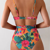 DAIIIBABYYY  -  Women's Printed Internet Celebrity Fashion New Bikini Swimsuit