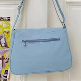 Daiiibabyyy  Dot Print Crossbady Bag Flap Transparent Sac Femme New Lace-up Bow Bolso Sqaure Bolsos De Mujer Underarm  Bags for Woman