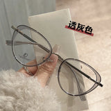 Daiiibabyyy  New Fashion Women's Glasses Frame Cat Eye Shape Anti Blue Light Glasses Women TR90 Material Computer Glasses