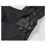 DAIIIBABYYY  -  Chic Camis for Women Square Neck Backelss Flower Tank Hot Girls Casual Slim Fit Sleeveless Vests Korean Fashion Female Clothes