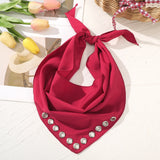 Daiiibabyyy  Fashion Solid Color Hair Scarf Turban Headabnds Women Bohemia Holiday Travel Headwear Hairwarps Hair Accessories Festival Gift