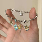 DAIIIBABYYY  -  Magic Witch DivinationTarot Star Moon Sun World Charm Bracelet for Women DIY Bracelets Fine Jewelry Gift