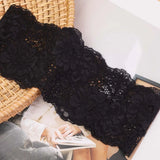 Daiiibabyyy  Korean Sweet Lace Floral Headband for Women Girls Solid Color Hair Hoop Washing Face Hairband Headwrap Fashion Girls Streetwear