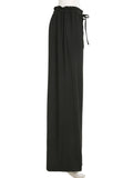 DAIIIBABYYY  -  Casual Solid Wide Leg Pants Basic Loose Mid-Waisted Straight Pants Women 2025 Spring Summer Fashion Streetwear Laides