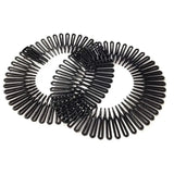 DAIIIBABYYY  -  Zig Zag Circle Headband Full Circular Stretch Comb Headbands Elastic Spring Head Band Comb Hair Accessories For Women Girls