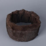 Daiiibabyyy  New Plush Headband Winter Warm Faux Fur Hairband Soft Elastic Hair Bands girls Fluffy Fur Coldproof Ear Warmer Warm Headbands