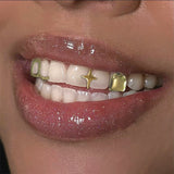 Daiiibabyyy  Fashionable Hip-Hop Three-Piece Dental Jewelry, Fashionable And Creative Accessories, Suitable For Parties, Nightclubs And Balls