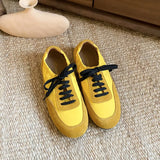 DAIIIBABYYY  -  Summer Women's Flats Casual Shoes Sneakers Flat Comfy Sole Sporty Football Style Shoes Trainer Footwear for Daily Life