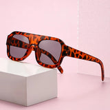 Daiiibabyyy  Fashion Oversized Women Sunglasses Brand Designer Plastic Female Big Frame Gradient Sun Glasses UV400 gafas de sol mujer