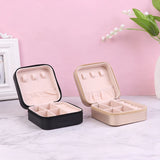 Daiiibabyyy Candy Color Jewelry Organizer Display Storage Box Travel Earrings Necklace Ring Holder Jewelry Case Boxes