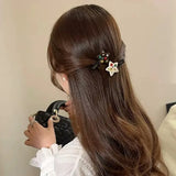 Daiiibabyyy  New Star Diamond Hairpin Rhinestone Hair clips Korean Version HairAccessories hairclips setPinza Pelo