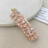 DAIIIBABYYY  -  New Korean Spiral Hair Ties High Elastic Telephone Cord Braid Hair Band Women Girls No Crease Ponytail Holder Hair Ropes