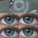 1pair Cosmetic Blue Green Gray Brown Color Contact Lenses Apex Iris Circle Lens 14.2mm