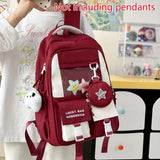 Daiiibabyyy  College Backpack for Junior High School and High School Students, Versatile Large Capacity Backpack, Computer Backpack