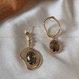 Daiiibabyyy  Elegant Freshwater Pearl Hoop Earrings For Women Luxury Vintage Tassel New Year's Jewelry Accessories