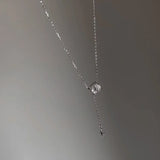 Daiiibabyyy Silver Color Opal Necklace for Women Girl Liquid Lava Star Irregular Jewelry 925 Stamp Birthday Gift Dropshippping