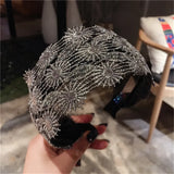 DAIIIBABYYY  -  Fashion Women Lace Hairbands Wide Hair Hoop No-slip Lady Flower Hollow Headbands with Teeth Elegant Female Hair Accessories