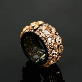 DAIIIBABYYY  -  Young Girls Hair Ring Headwear Korean rhinestone hair clip with a high ponytailhair ring clip Glitter hair clip hair Accessories