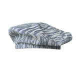 Daiiibabyyy  Women's Wool Blend Beret Hat Leopard Print Chic Elegance Painter Cap with UFO Design (Versatile Casual)