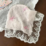 Daiiibabyyy  1Pc French Lace Headband Style Headscarf/headband Outdoor Dating,sweet and Elegant Style,easy To Wear,fashionable Versatile